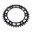 Bagtandhjul Aluminium 40 tænder 520 sort JT indre diameter 134 hulcirkkel 160