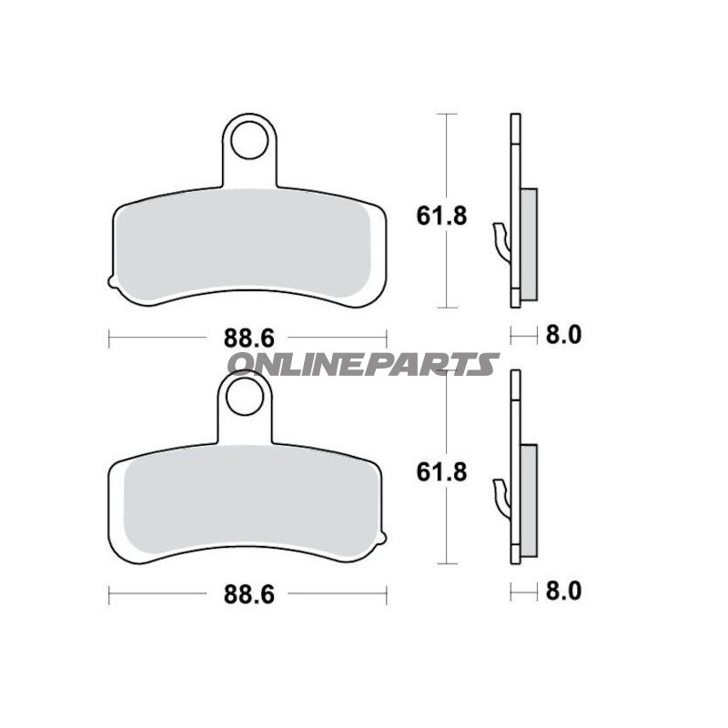 Bremsklotz PC TRW Alternative: 7370081