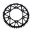 Aluminium Tandhjul 52Z tænder 520 sort JT indvendig diameter 125 hulcirkkel 150