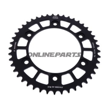 Alu-Kettenrad 45Z Teilung 520 schwarz JT Innendurchmesser 134 Lochkreis 160