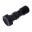 Hohlschraube doppelt M10 x 1.00 Edelstahl schwarz