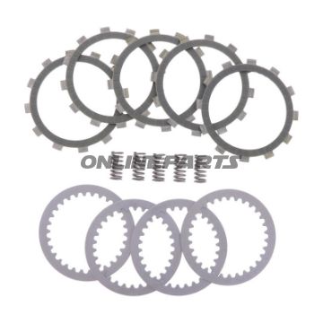 Kupplung Aramid EBC lameller + fjedre + skiver