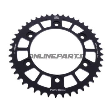 Alu-Kettenrad 46Z Teilung 520 schwarz JT Innendurchmesser 134 Lochkreis 160