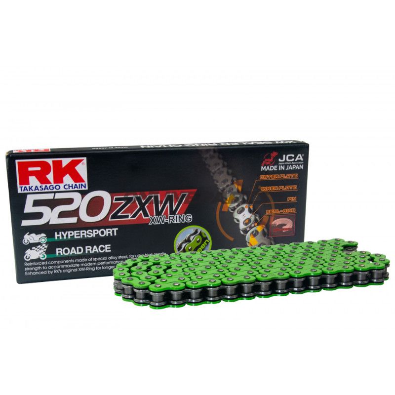 RK XW-Ringkette GN520ZXW/114 Kæde åben med Nietschloss