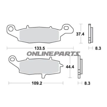 Bremsklotz Sinter TRQ TRW Alternative: 7321730