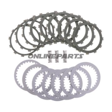 Kupplung Aramid EBC lameller + fjedre + skiver