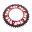 Kettenrad Twinstar 45Z Teilung 520 rot JT Innendurchmesser 125 Lochkreis 153