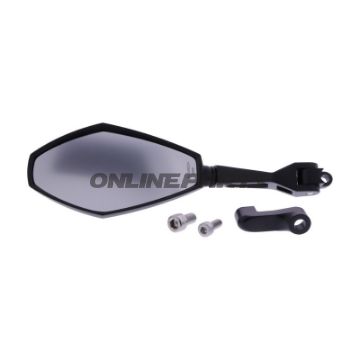 Spejl venstre sort Universal Daytona