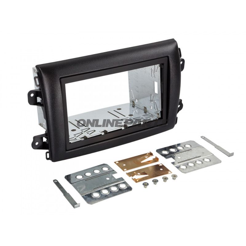 Radioblende 2-DIN sort