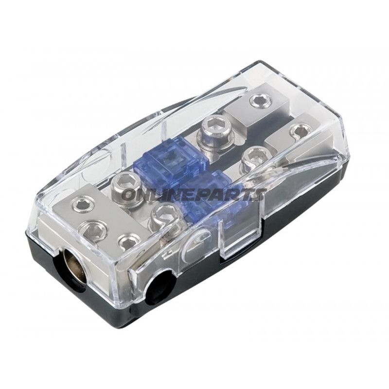 Sicherungshalter Mini ANL 1X35+ 2X20 mm²  silber