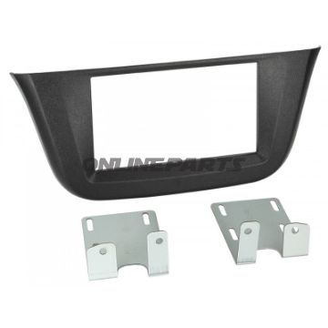 Radioblende 2-DIN sort