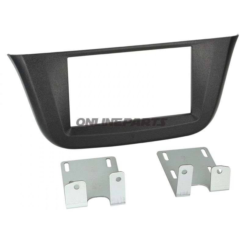 Radioblende 2-DIN sort