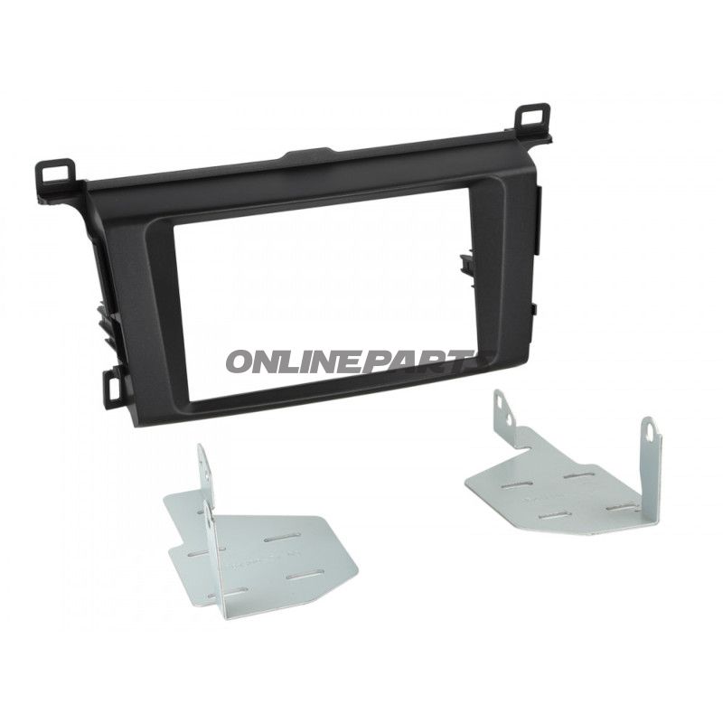 Radioblende 2-DIN sort