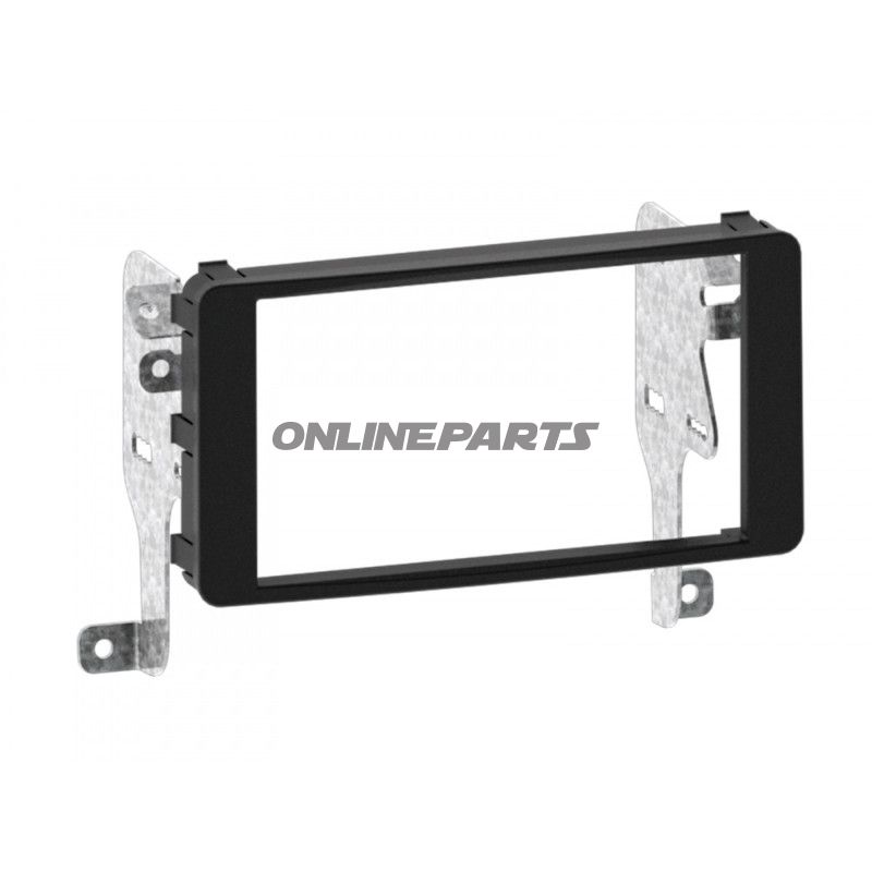 Radioblende 2-DIN sort