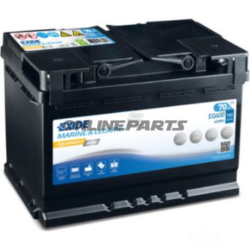 Versorgungsbatterie 12V 70AH AGM Exide Equipment