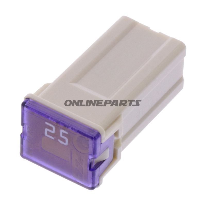 Sikring PAL J 25A JMP hvid pakke med 5 styk