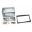 Radioblende 2-DIN sort