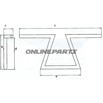 Lenker Stahl schwarz mit Kabelkerbe 1 Zoll Fehling Z Rohr