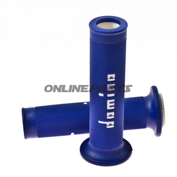 Griffgummi blau/weiß D.22MM. L.126MM offen