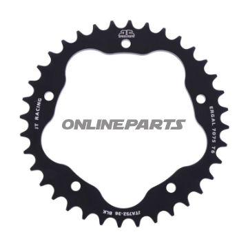 Alu-Kettenrad 36Z Teilung 525 schwarz für Kettenradträger 7585011