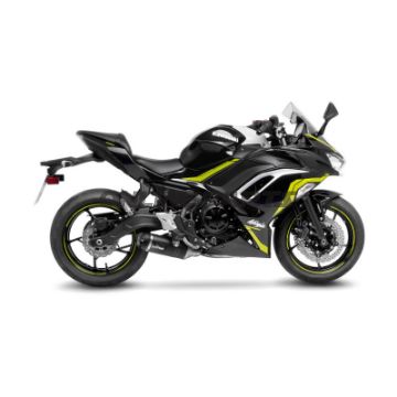 Schalldämpfer SBK Edelstahl Lv One komplett 2/1 Evo Black Edition