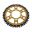 Kettenrad Dual 46Z Teilung 525 gold ZF Innendurchmesser 080 Lochkreis 104