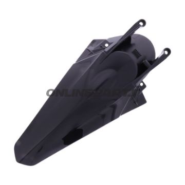 Schutzblech hinten schwarz