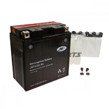Motorcykelbatteri Ytx20a-Bs Jmtincluding Acid Pack