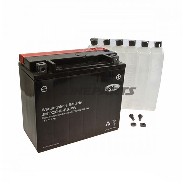 Batteri Motorcykel YTX20HL-BS-PW JMT