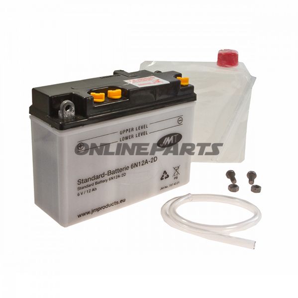 Motorcykel Batteri 6N12A-2D JMT Alternativ: 7070089