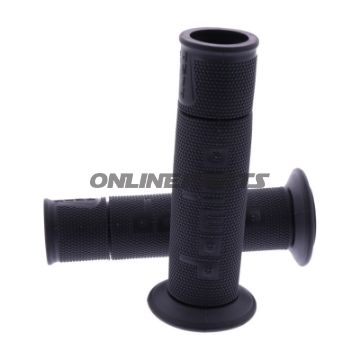 Griffgummi A450 grau/schwarz Domino Durchmesser 22 mm Länge 125 mm offen