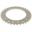 Bag tandhjul Alu 36 Tooth Pitch 520 Silveresjot Inner Diameter 125 Bolt Spacing 150