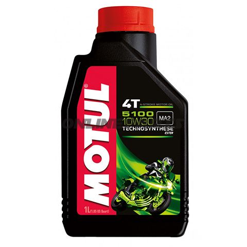 Oil 10W30 4-Stroke 1Lmotul 5100 Semi-Synth
