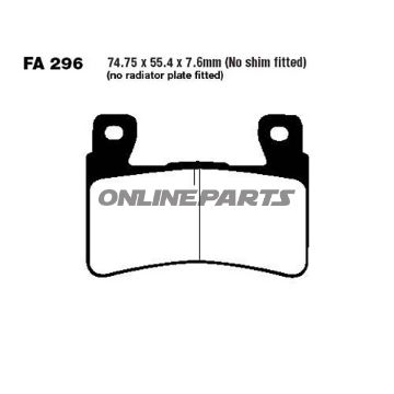 Bremseklods Sinter GPFAX EBC Alternativ: 7870003