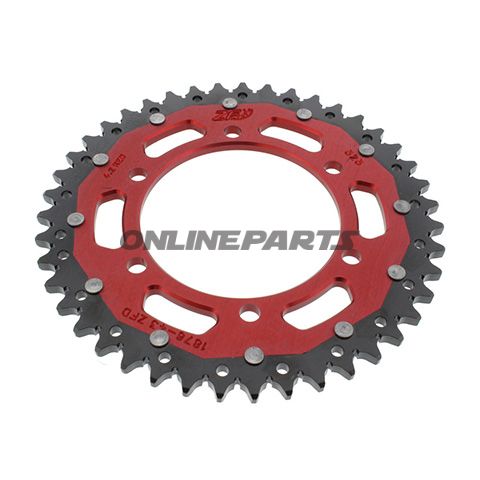 Tandhjul Dual 42Z tænder 525 sort ZF Indre diameter 106 hulcirkel 125