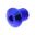 BLANKING PLUG SPEJL GEVIND DAYTONA M10X1.25MM 11MM BLÅ HØJRE
