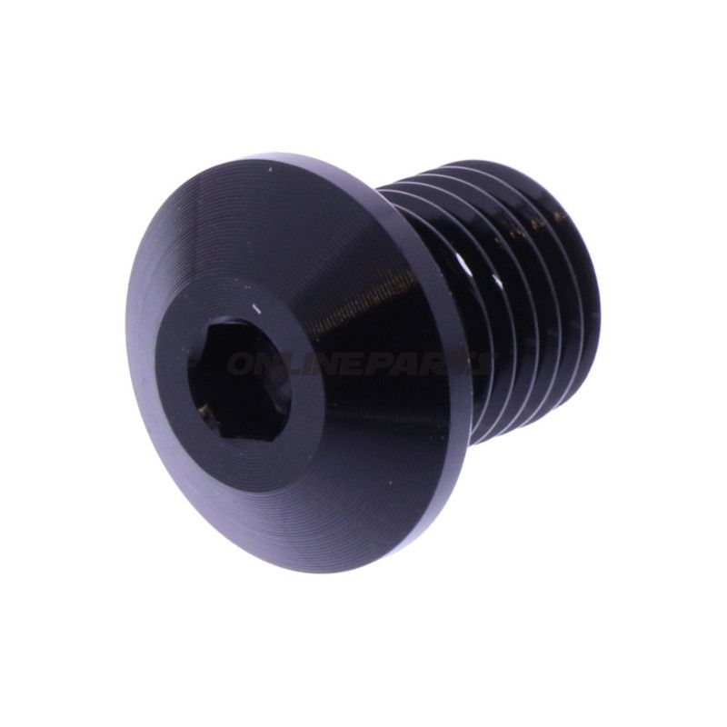 BLANKING PLUG SPEJLGEVIND DAYTONA M10X1.25MM 11MM SORT HØJRE
