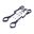 LAMPEHOLDER DAYTONA 41MM JUSTERBAR SORT