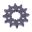 FORRESTE TANDHJUL 12 TAND PITCH 428 SMAL SPLINE INDVENDIG DIAMETER 17//20