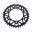 BAGESTE TANDHJUL ALUMINIUM 41 TAND PITCH 520 SORT JT INDVENDIG DIAMETER 110 BOLTAFSTAND 130