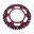 BAGESTE TANDHJUL DOBBELT 49 TAND PITCH 520 RØD ZF INDVENDIG DIAMETER 125 BOLTAFSTAND 150