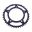 BAGESTE TANDHJUL 45 TAND PITCH 520 SORT INDVENDIG DIAMETER 125 BOLTAFSTAND 150