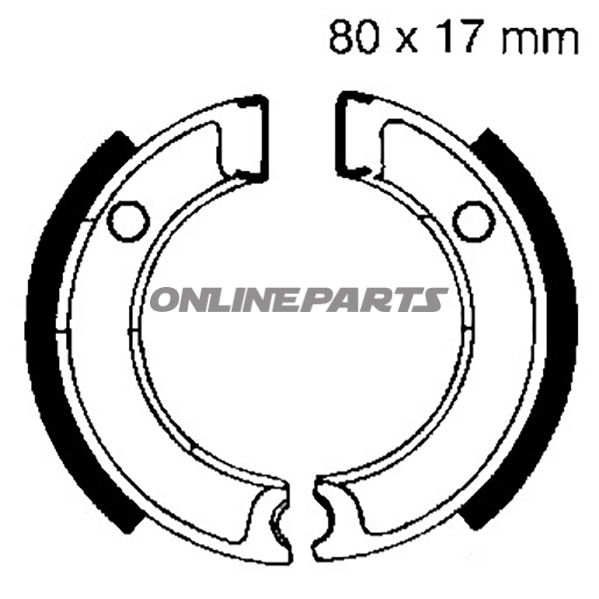 EBC-alternativ: 7860687 Bremsklo med fjeder.