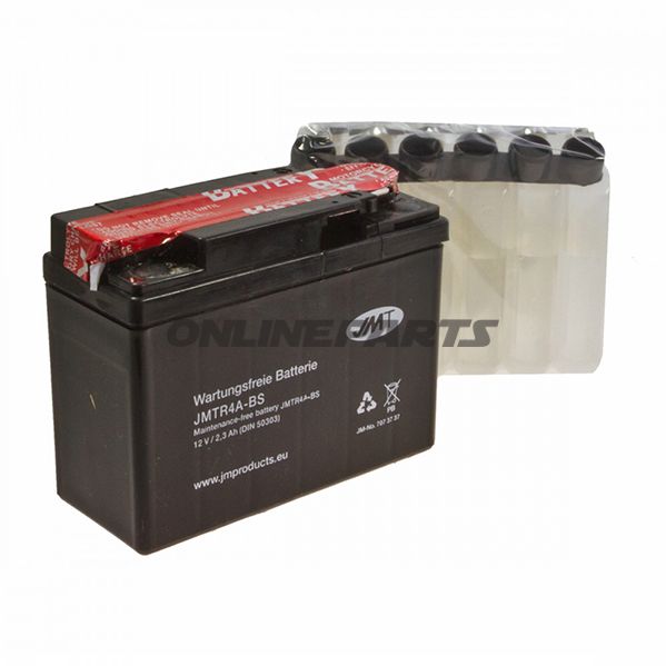 Batteri Motorcykel YTR4A-BS JMT Alternativ: 7070782 0016 0121
