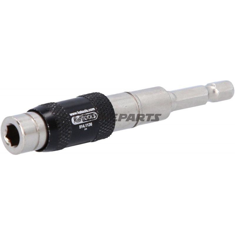 Bit Schlitz 4 mm 1/4 6 Kant 25 mm 1/4=6,3 mm Hazet