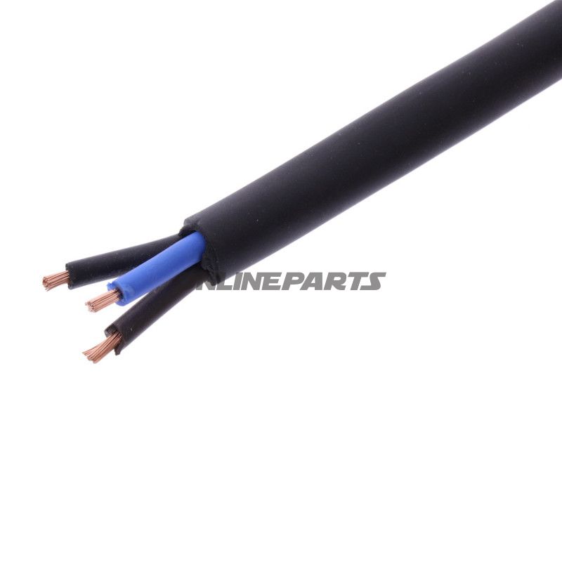 Kabel H05RR-für 3x1.5 schwarz Packung 1 Meter
