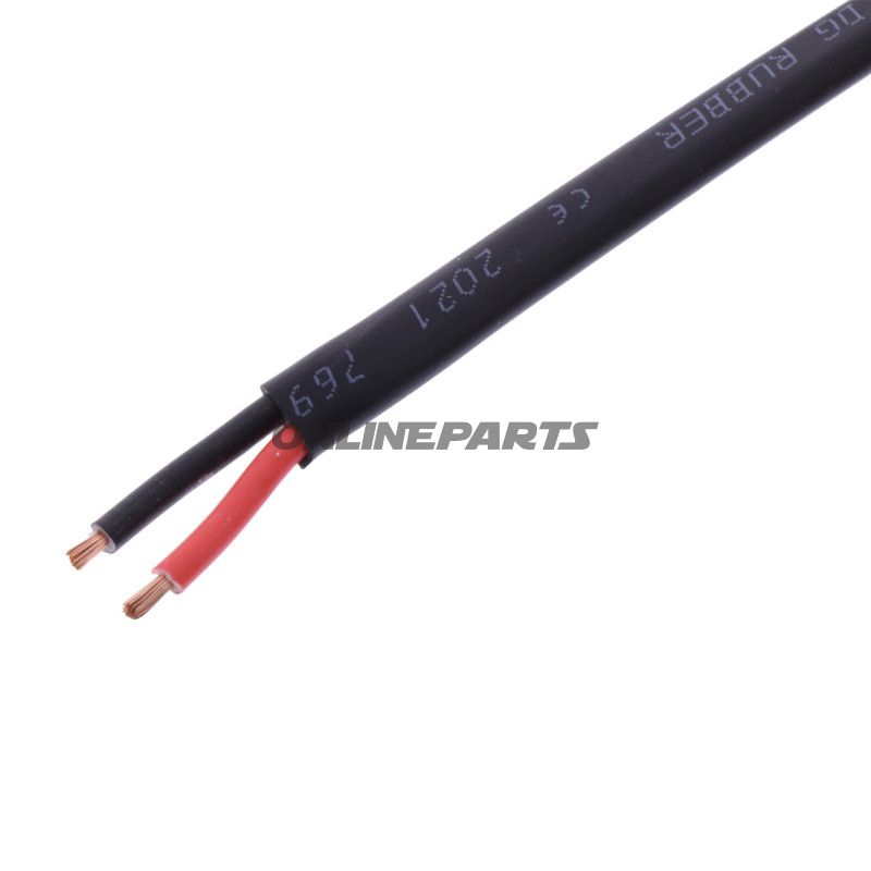 Kabel XYFAZ 2X1.5 schwarz Packung 50 Meter ALTN1570316
