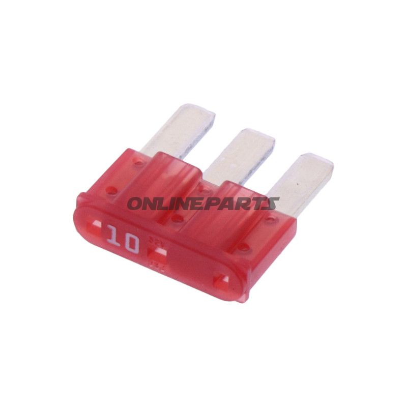Micro 3-sikring 10A JMP, pakke med 5 stk.