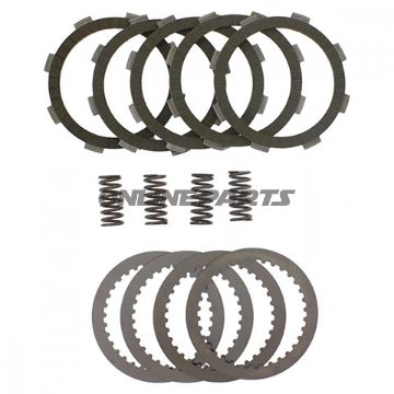 Kobling Aramid EBC lameller + fjedre + skiver til Honda CBR 125 R