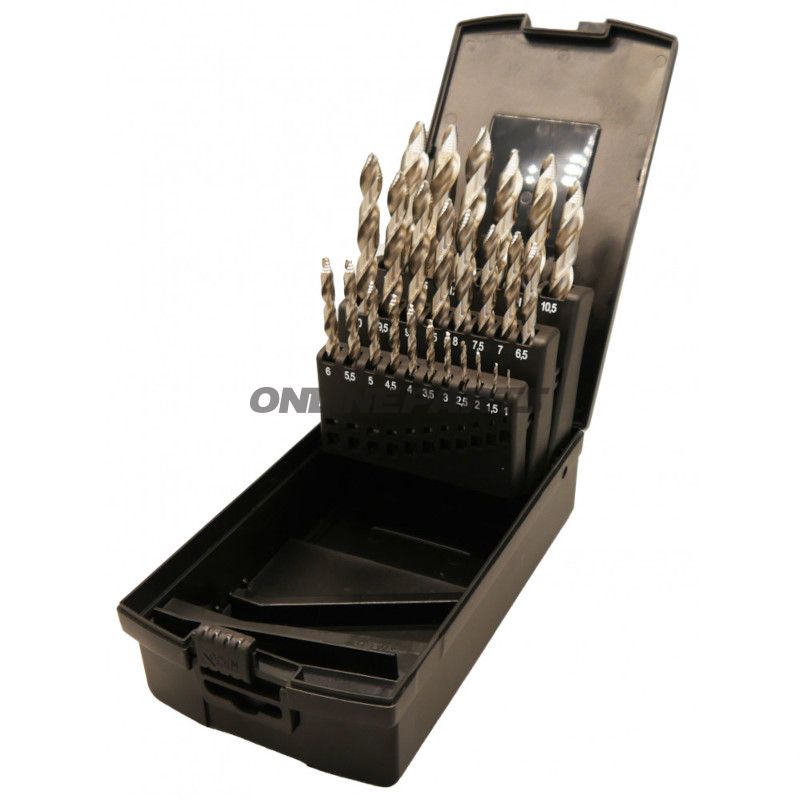 TRIN SPIRALB KIT 25 STK HSSG M2 1-13 mm